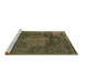 Sideview of Machine Washable Oriental Brown Industrial Rug, wshurb1899brn