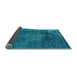 Sideview of Oriental Light Blue Industrial Rug, urb1899lblu