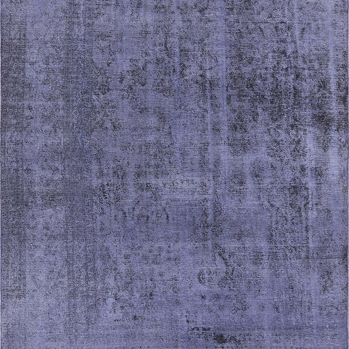 Machine Washable Industrial Modern Periwinkle Purple Rug, wshurb1900