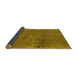 Sideview of Oriental Yellow Industrial Rug, urb1900yw