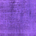 Square Machine Washable Oriental Purple Industrial Area Rugs, wshurb1900pur