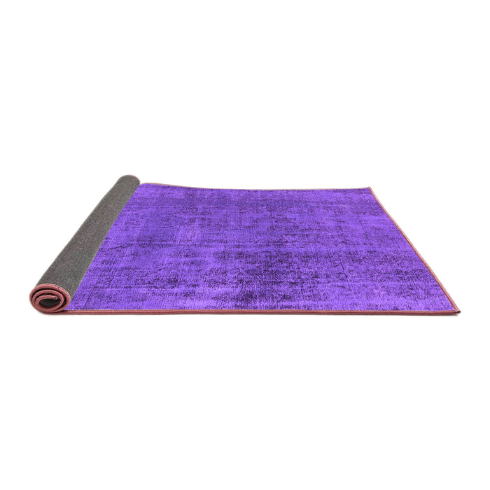 Sideview of Oriental Purple Industrial Rug, urb1900pur