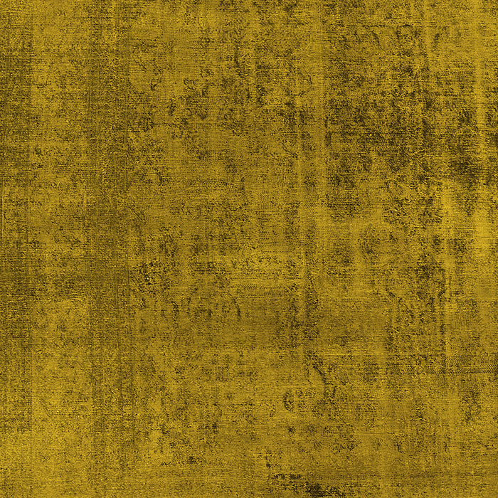 Machine Washable Oriental Yellow Industrial Rug, wshurb1900yw
