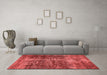 Industrial Red Washable Rugs