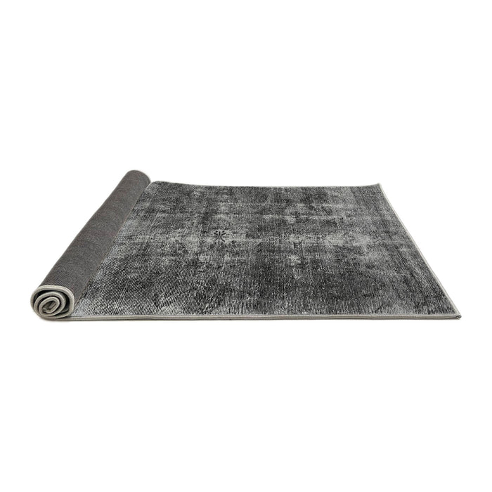 Sideview of Oriental Gray Industrial Rug, urb1901gry