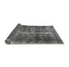 Sideview of Oriental Gray Industrial Rug, urb1901gry