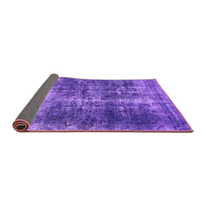 Sideview of Oriental Purple Industrial Rug, urb1901pur