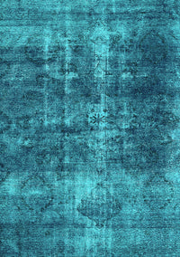 Oriental Turquoise Industrial Rug, urb1901turq