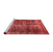 Industrial Red Washable Rugs