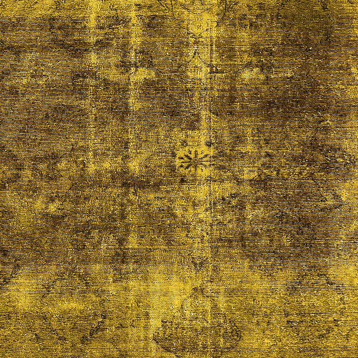 Oriental Yellow Industrial Rug, urb1901yw