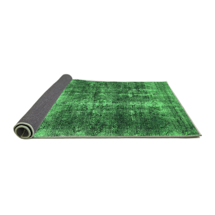 Sideview of Oriental Green Industrial Rug, urb1901grn