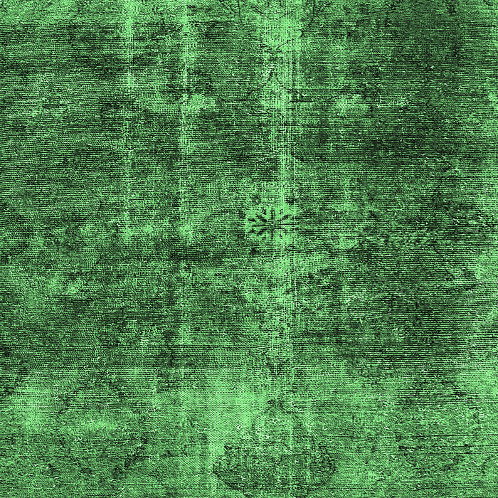 Oriental Emerald Green Industrial Rug, urb1901emgrn