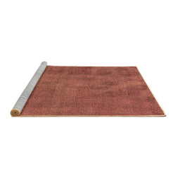 Sideview of Machine Washable Oriental Brown Industrial Rug, wshurb1902brn