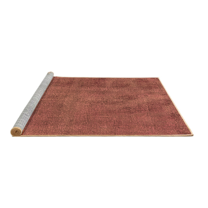 Sideview of Machine Washable Oriental Brown Industrial Rug, wshurb1902brn