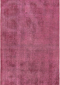 Mid-Century Modern Violet Red Pink Oriental Rug, urb1902
