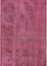 Mid-Century Modern Violet Red Pink Oriental Rug, urb1902