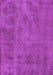 Machine Washable Oriental Purple Industrial Area Rugs, wshurb1902pur