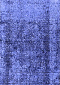 Oriental Blue Industrial Rug, urb1903blu