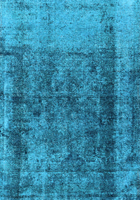 Oriental Light Blue Industrial Rug, urb1903lblu