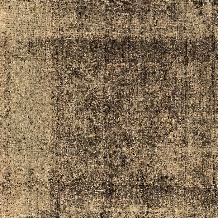 Square Oriental Brown Industrial Rug, urb1903brn