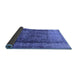 Sideview of Oriental Blue Industrial Rug, urb1903blu