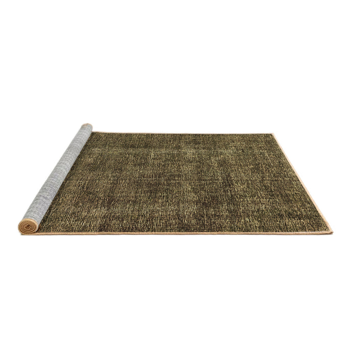 Sideview of Machine Washable Oriental Brown Industrial Rug, wshurb1904brn