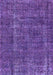 Machine Washable Oriental Purple Industrial Area Rugs, wshurb1904pur