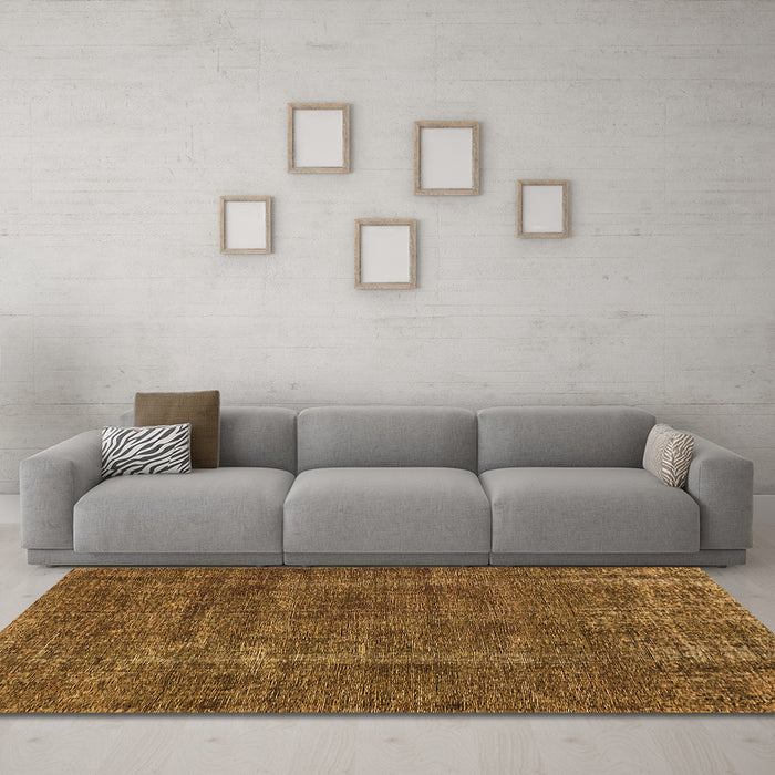 Machine Washable Oriental Orange Industrial Area Rugs in a Living Room, wshurb1904org