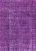 Machine Washable Oriental Pink Industrial Rug, wshurb1904pnk