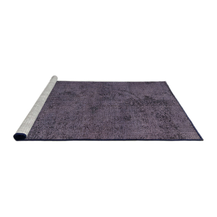 Sideview of Machine Washable Industrial Modern Plum Purple Rug, wshurb1905
