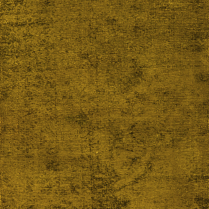 Machine Washable Oriental Yellow Industrial Rug, wshurb1905yw