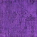 Square Oriental Purple Industrial Rug, urb1905pur