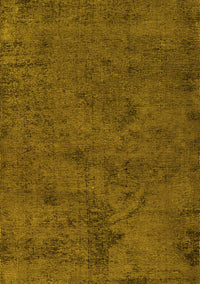 Oriental Yellow Industrial Rug, urb1905yw