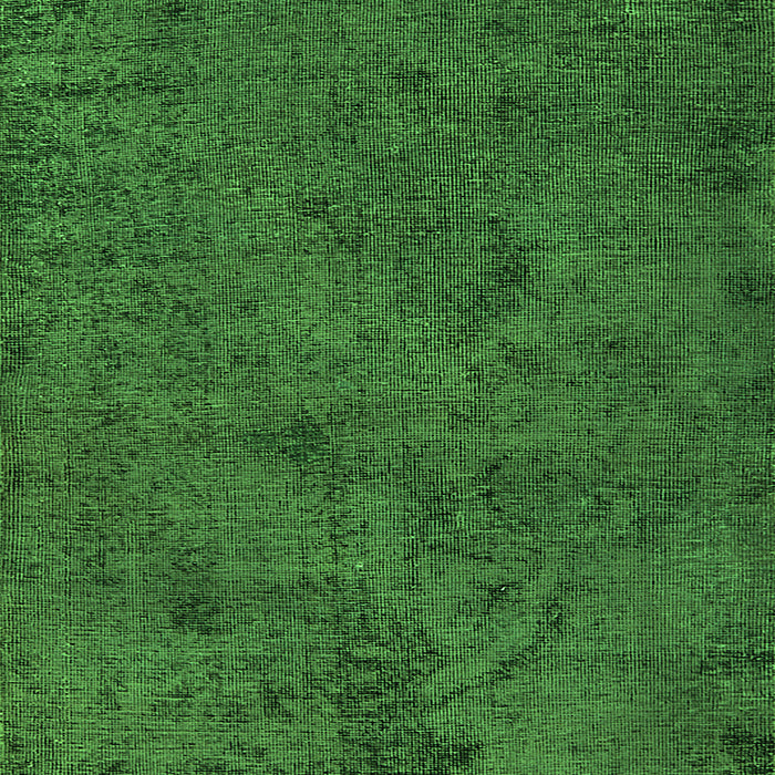 Machine Washable Oriental Green Industrial Area Rugs, wshurb1905grn