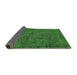 Sideview of Oriental Green Industrial Rug, urb1905grn