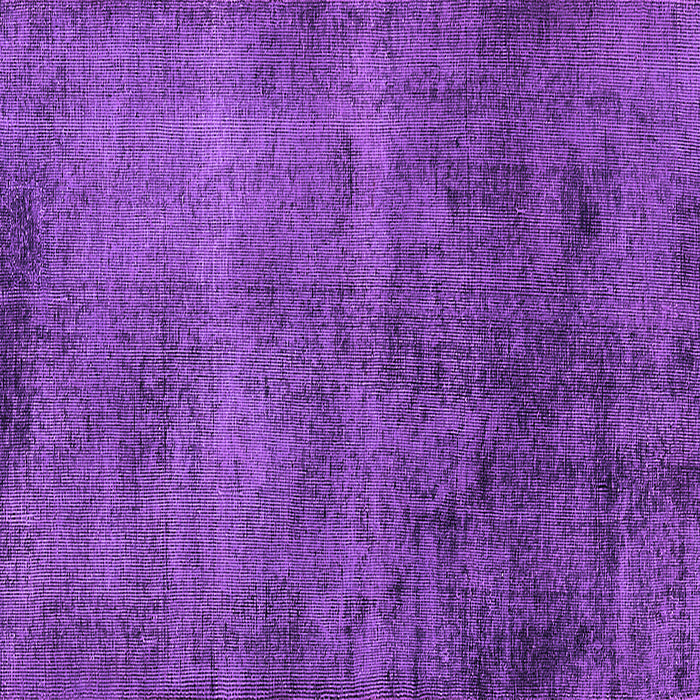 Square Machine Washable Oriental Purple Industrial Area Rugs, wshurb1906pur