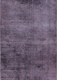 Machine Washable Industrial Modern Plum Purple Rug, wshurb1906