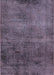 Machine Washable Industrial Modern Plum Purple Rug, wshurb1906