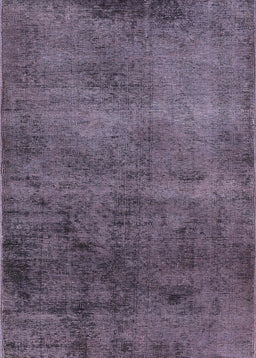 Mid-Century Modern Plum Purple Oriental Rug, urb1906