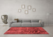 Industrial Red Washable Rugs