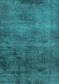 Oriental Turquoise Industrial Rug, urb1906turq