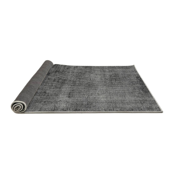 Sideview of Oriental Gray Industrial Rug, urb1906gry