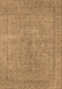 Oriental Brown Industrial Rug, urb1907brn