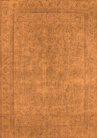 Oriental Orange Industrial Rug, urb1907org