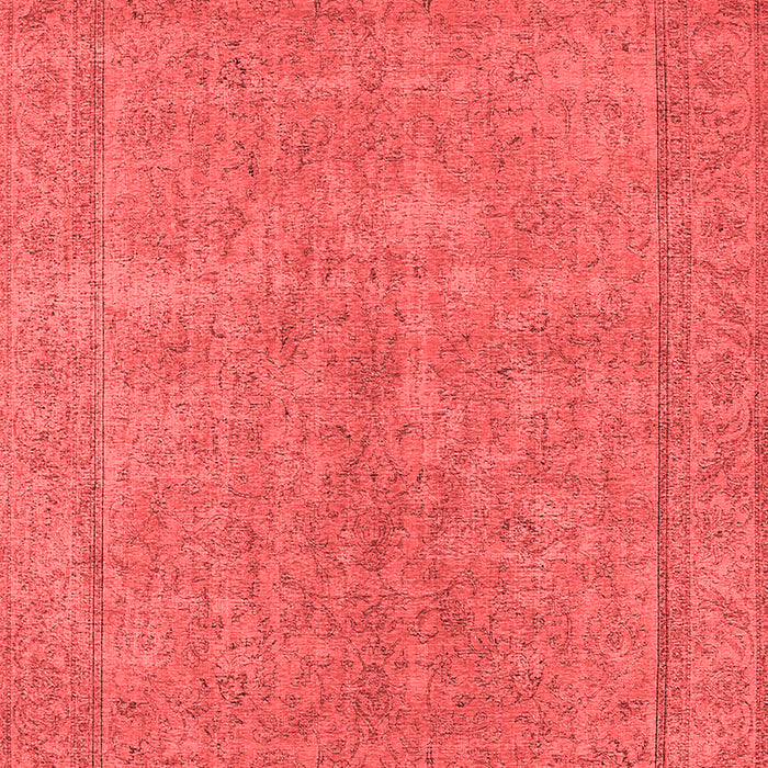 Machine Washable Oriental Red Industrial Rug, wshurb1907red