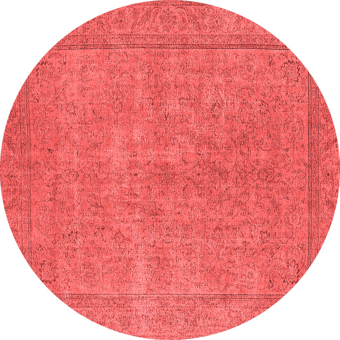 Machine Washable Oriental Red Industrial Rug, wshurb1907red