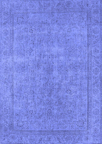 Oriental Blue Industrial Rug, urb1907blu