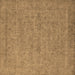 Square Oriental Brown Industrial Rug, urb1908brn