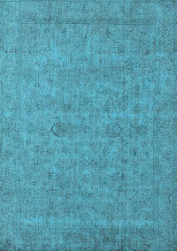 Oriental Light Blue Industrial Rug, urb1908lblu