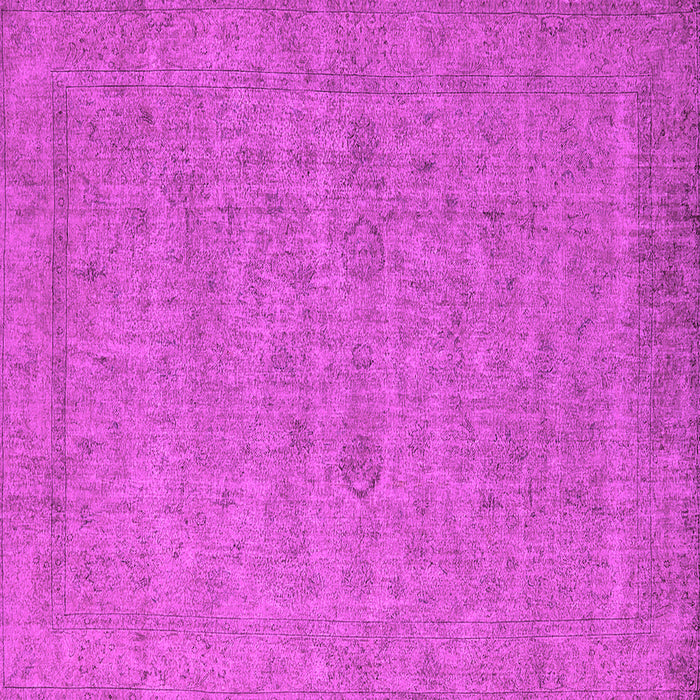 Square Oriental Pink Industrial Rug, urb1908pnk